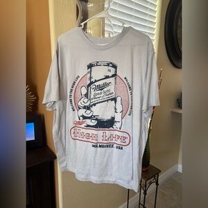 High Life White Grey Graphic Tee - Men's Shirt